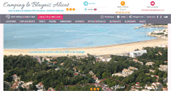 Desktop Screenshot of campingleblayais.com